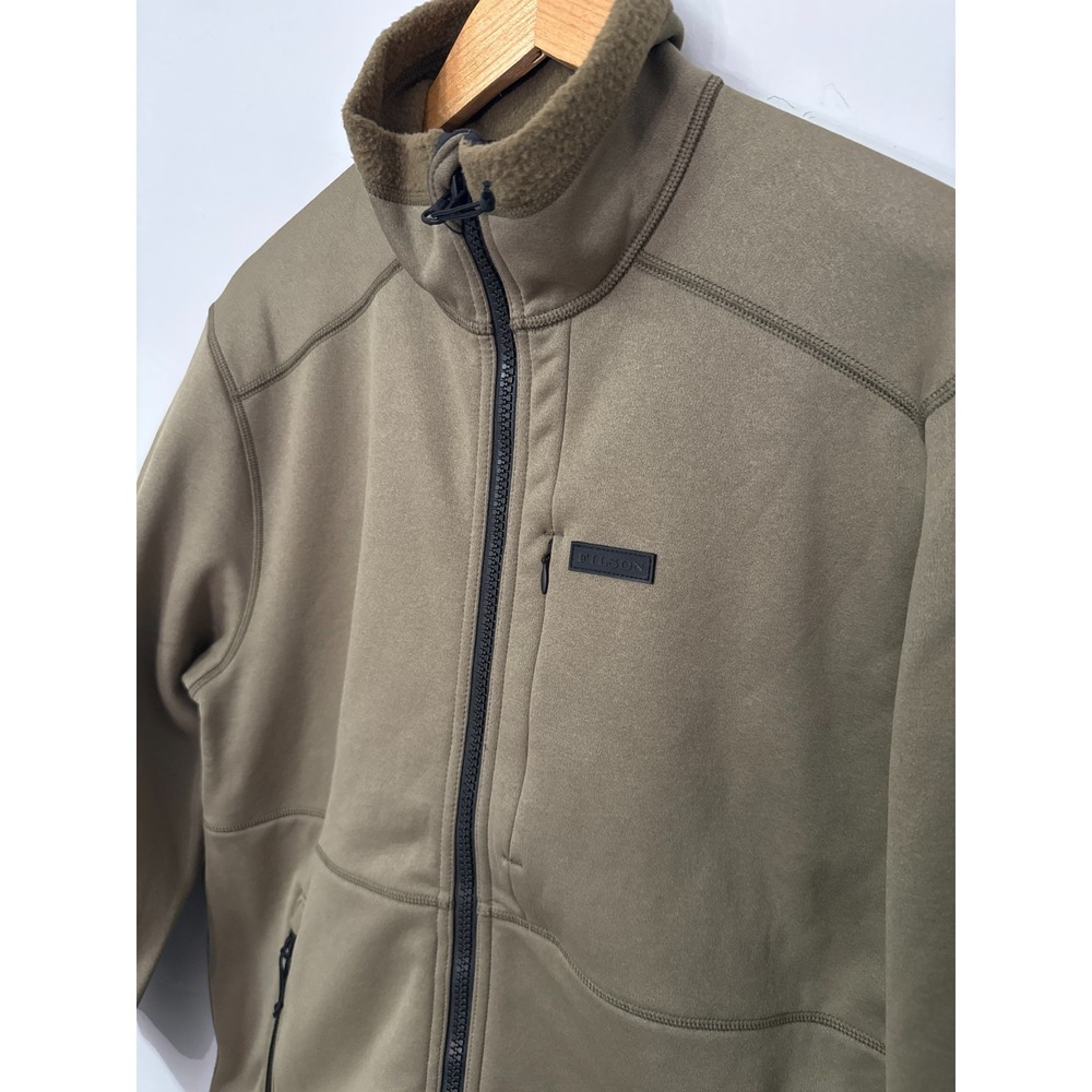 Filson Granite Spire Fleece Jacket Mens Medium Field Olive Green 20263407 NWT - Picture 4 of 6